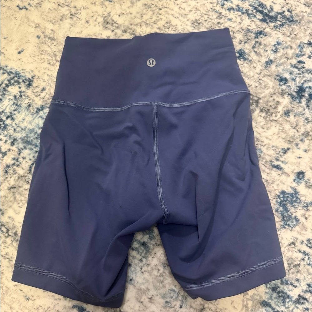 lululemon athletica Blue Bike Shorts